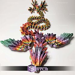 Super Basic STL Flexi Flying Serpent Quetzalcoat
