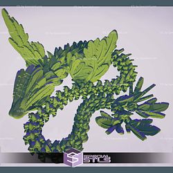 Super Basic STL Flexi Flying Serpent Quetzalcoat