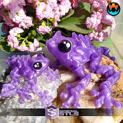 Super Basic STL Flexi Gemstone Crystal Frog