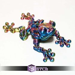Super Basic STL Flexi Gemstone Crystal Frog