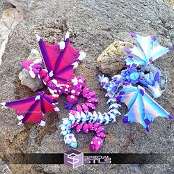 Super Basic STL Flexi Gemstone Wyvern