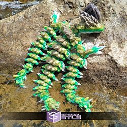 Super Basic STL Flexi Jellyfish Dragon