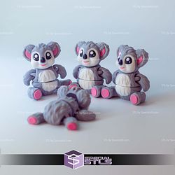 Super Basic STL Flexi Koala Print In Place