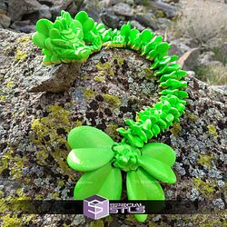 Super Basic STL Flexi Lucky Clover Dragon