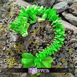 Super Basic STL Flexi Lucky Clover Dragon