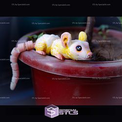 Super Basic STL Flexi Mouse Print in Place
