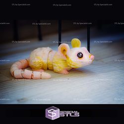 Super Basic STL Flexi Mouse Print in Place
