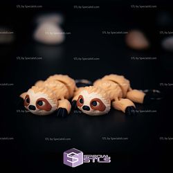 Super Basic STL Flexi Sloth Print In Place