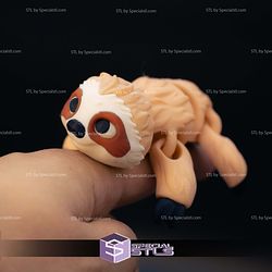 Super Basic STL Flexi Sloth Print In Place