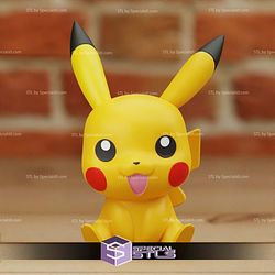 Super Basic STL Pikachu Chibi