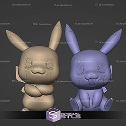 Super Basic STL Pikachu Chibi