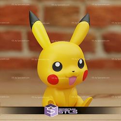 Super Basic STL Pikachu Chibi