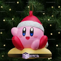 Super Basic STL Santa Kirby Christmas