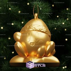 Super Basic STL Santa Kirby Christmas