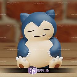 Super Basic STL Snorlax Chibi