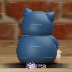 Super Basic STL Snorlax Chibi