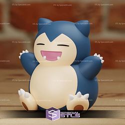 Super Basic STL Snorlax Chibi