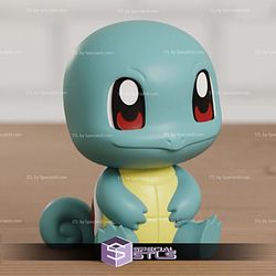 Super Basic STL Squirtle Chibi