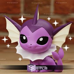 Super Basic STL Vaporeon Chibi