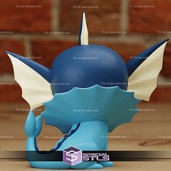 Super Basic STL Vaporeon Chibi