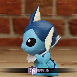 Super Basic STL Vaporeon Chibi