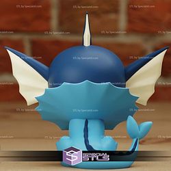 Super Basic STL Vaporeon Chibi