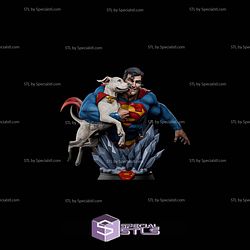 Superman and Krypto Bust 3D Printer Files