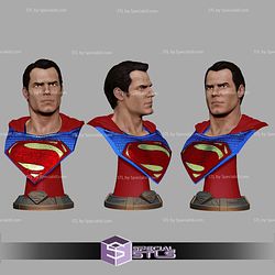 Superman Henry Cavill Bust 3D Printer Files