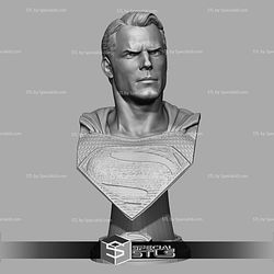 Superman Henry Cavill Bust 3D Printer Files