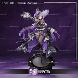 The Herta Honkai Star Rail in Action 3D Printer Files