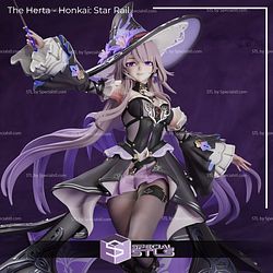The Herta Honkai Star Rail in Action 3D Printer Files