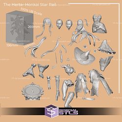 The Herta Honkai Star Rail in Action 3D Printer Files