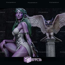 Tyrande Whisperwind Owl 3D Printer Files