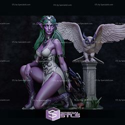 Tyrande Whisperwind Owl 3D Printer Files