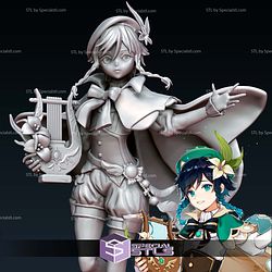 Venti Genshin Impact V2 3D Printer Files