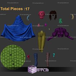 Violet Evergarden Dress 3D Printer Files