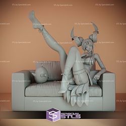 Watarase Azur Lane on Sofa 3D Printer Files