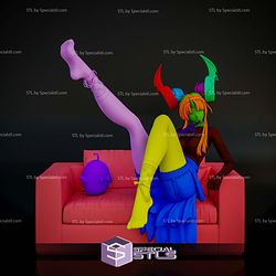 Watarase Azur Lane on Sofa 3D Printer Files