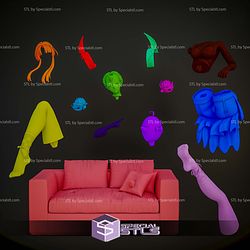 Watarase Azur Lane on Sofa 3D Printer Files