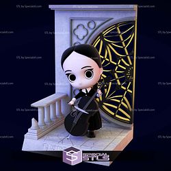 Wednesday Addams Chibi 3D Printer Files
