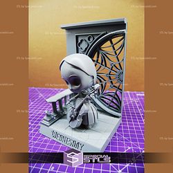 Wednesday Addams Chibi 3D Printer Files