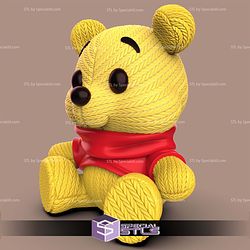 Winnie The Pooh Kawaii Knitting 3D Printer Files