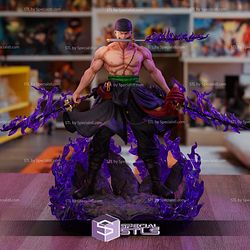 Zoro 2 Hand 3 Sword 3D Printer Files