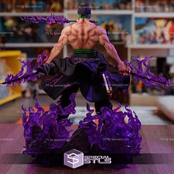 Zoro 2 Hand 3 Sword 3D Printer Files