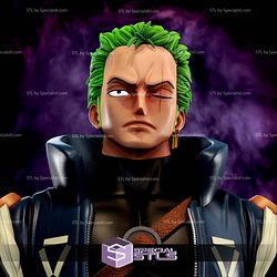 Zoro in Suit Bust 3D Printer Files