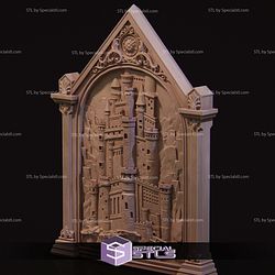 Bas Relief Castle 3D Printer Files