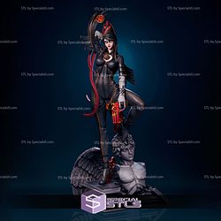 Bayonetta on Archangel Base 3D Printer Files