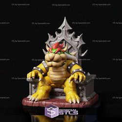 Bowser on Throne 3D Printer Files
