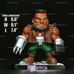 Chibi STL Collection Barret Final Fantasy