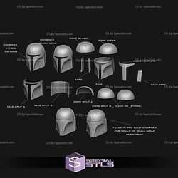 Cosplay STL Files Animated Deathwatch Helmet